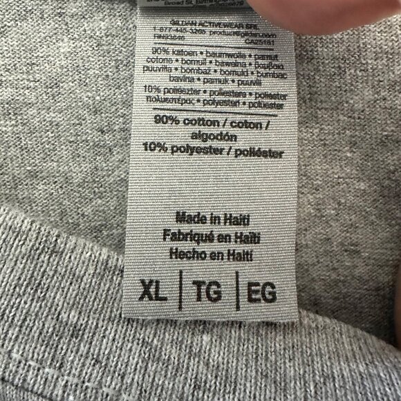 Gildan Ultra Cotton Gray T-Shirt Florida Orlando USA Embroidered Design XL 80% C - Picture 4 of 5